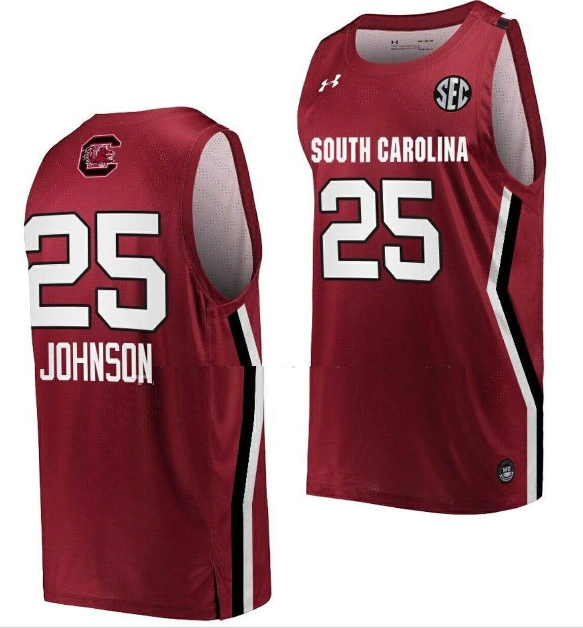 Raven Johnson Jersey South Carolina Gamecocks College Basketball Wine #25 1 Raven Johnson Jersey South Carolina Gamecocks College Basketball Wine #25