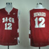 SACA High School #12 Dwight Howard NCAA Basketball Red