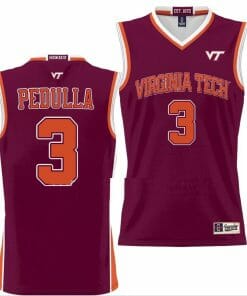 Sean Pedulla Jersey Virginia Tech Hokies College Basketball NIL Pick-A-Player Maroon #3