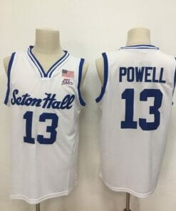 Seton Hall Pirates #13 Myles Powell NCAA Basketball Jersey White