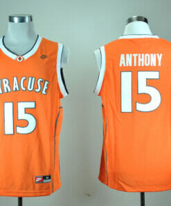 Syracuse #15 Camerlo Anthony NCAA Basketball Jersey Orange