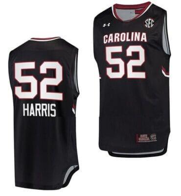 Tyasha Harris Jersey South Carolina Gamecocks Jersey College Basketball Black #52