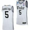 Tyrese Proctor Jersey Duke Blue Devil College Basketball 2023 NCAA March Madness White #5 2 Tyrese Proctor Jersey Duke Blue Devil College Basketball 2023 NCAA March Madness White #5