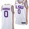Trae Hannibal Jersey LSU Tigers College Basketball Limited White #0