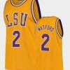 Trendon Watford Jersey LSU Tigers College Basketball Gold Replica #2 5 Trendon Watford Jersey LSU Tigers College Basketball Gold Replica #2