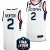 Tristen Newton Jersey UConn Huskies College Basketball 2023 NCAA Final Four White #2 3 Tristen Newton Jersey UConn Huskies College Basketball 2023 NCAA Final Four White #2
