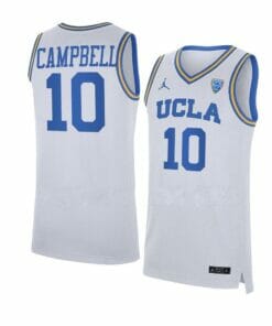 Tyger Campbell Jersey #10 UCLA Bruins NCAA College Basketball White