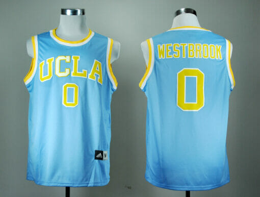 UCLA Bruins #0 Russell Westbrook NCAA Basketball Jersey Blue