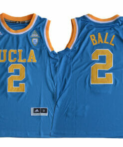 UCLA Bruins #2 Ball NCAA Basketball Jersey Blue