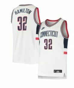 UConn Huskies #32 Richard Hamiltoon Jersey NCAA College Basketball Jerseys White