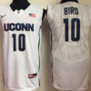 Uconn Huskies #10 Sue Bird NCAA Basketball Jersey White