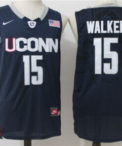 Uconn Huskies #15 Kemba Walker NCAA Basketball Jersey Dark Blue