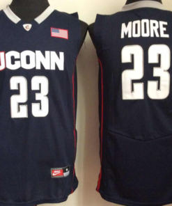 Uconn Huskies #23 Maya Moore NCAA Basketball Jersey Blue