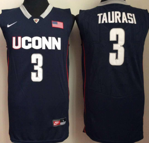 Uconn Huskies #3 Diana Taurasi NCAA Basketball Jersey Blue