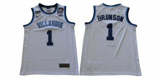 Villanova Wildcats #1 Brunson NCAA Basketball Jersey White