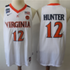 Virginia Cavaliers #12 DeAndre Hunter NCAA Basketball Jersey White