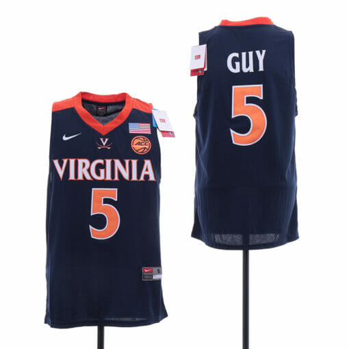 Virginia Cavaliers #5 Kyle Guy NCAA Basketball Jersey