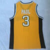 Wake Forest University #3 Chris Paul NCAA Basketball Jersey Yellow