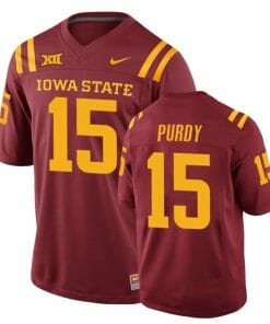 Brock Purdy Jersey Iowa State Cyclones NCAA College Football Red #15