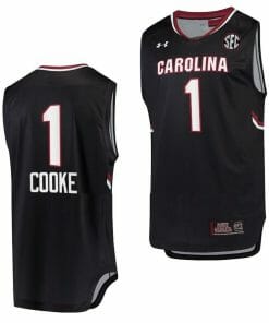 Zia Cooke Jersey South Carolina Gamecocks College Basketball Black #1