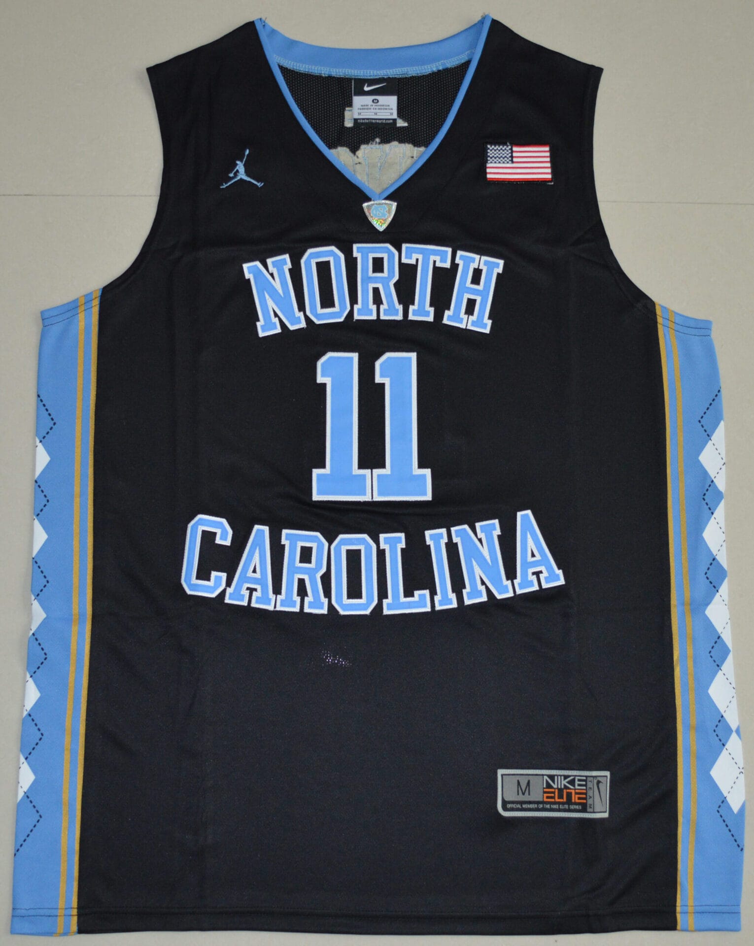 North Carolina Tar Heels #11 Brice Johnson NCAA Basketball Jersey Black 2 North Carolina Tar Heels #11 Brice Johnson NCAA Basketball Jersey Black