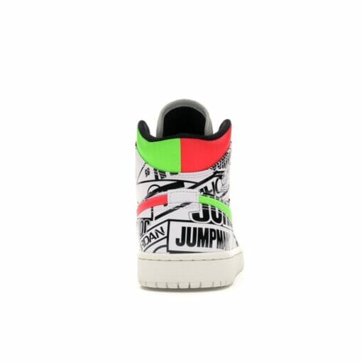 Air Jordan 1 Mid All Over Logos