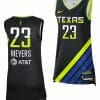 Abby Meyers Jersey Rebel Edition Dallas Wings College Basketball 2023 WNBA Draft Black #23