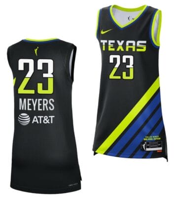 Abby Meyers Jersey Rebel Edition Dallas Wings College Basketball 2023 WNBA Draft Black #23