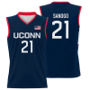 Adama Sanogo Jersey UConn Huskies College Basketball Navy #21