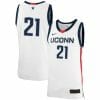 Adama Sanogo Jersey UConn Huskies College Basketball No Name White #21 4 Adama Sanogo Jersey UConn Huskies College Basketball No Name White #21