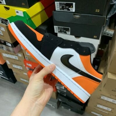 Air Jordan 1 Low Black and White Orange 10 Air Jordan 1 Low Black and White Orange