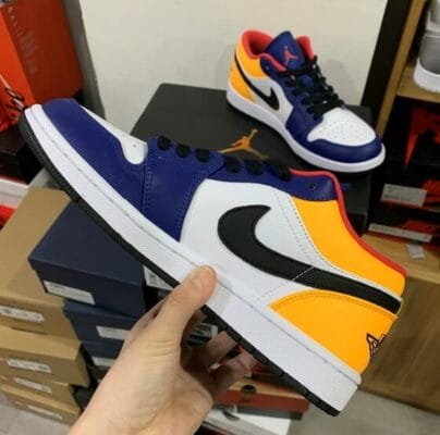 Air Jordan 1 Low Blue Yellow 14 Air Jordan 1 Low Blue Yellow