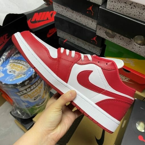 Air Jordan 1 Low Gym Red White - Image 2