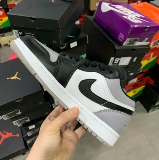 Air Jordan 1 Low Joe 1 Black Particle Grey - Image 2