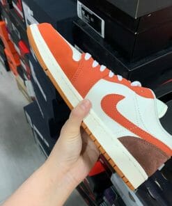 Alternative view of Air Jordan 1 Low Joe 1 Culture Orange