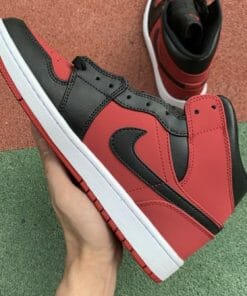 Air Jordan 1 Mid Black And Red