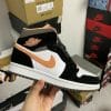 Air Jordan 1 Mid Black Pink Peach