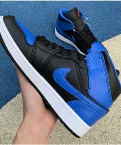 Air Jordan 1 Mid Royal Blue Splash