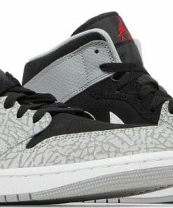 Air Jordan 1 Mid SE Elephant Toe Grey 5