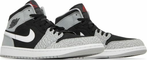 Air Jordan 1 Mid SE Elephant Toe Grey - Image 5