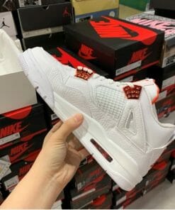 Air Jordan 4 Orange Metallic