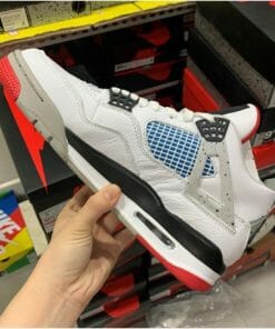 Air Jordan 4 SE White Red Blue Cement