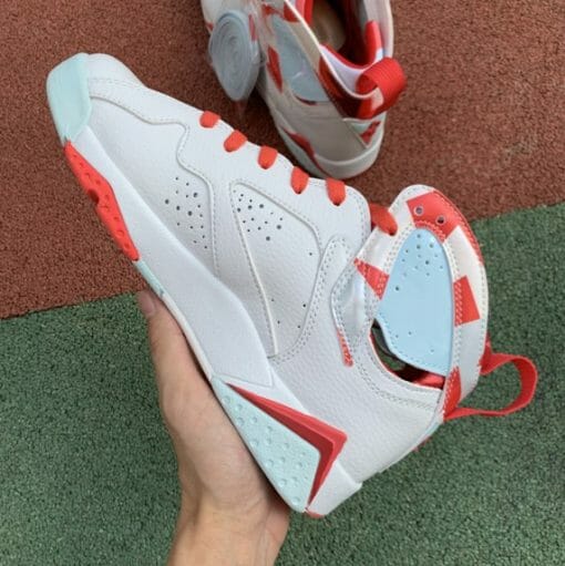 Air Jordan 7 Topaz Mist Candy White - Image 2