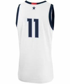 Alex Karaban Jersey UConn Huskies College Basketball No Name White #11