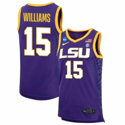 Alisa Williams Jersey LSU Tigers Basketball 2023 NCAA College Purple #15