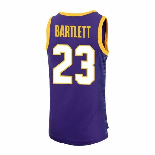 Amani Bartlett Jersey LSU Tigers Basketball 2023 NCAA College Purple #23 - Image 3