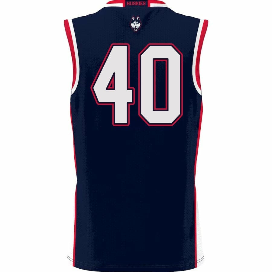 Andre Johnson Jr Jersey UConn Huskies College Basketball No Name Navy #40 3 Andre Johnson Jr Jersey UConn Huskies College Basketball No Name Navy #40