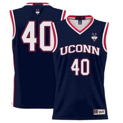 Andre Johnson Jr Jersey UConn Huskies College Basketball No Name Navy #40 12 Andre Johnson Jr Jersey UConn Huskies College Basketball No Name Navy #40