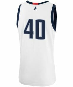 Andre Johnson Jr Jersey UConn Huskies College Basketball No Name White #40