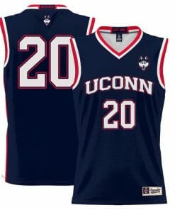 Andrew Hurley Jersey UConn Huskies College Basketball No Name Navy #20